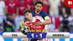 Kết quả PSG 1-1 Arsenal (pen: 4-3): PSG bảo vệ thành công ngôi vương